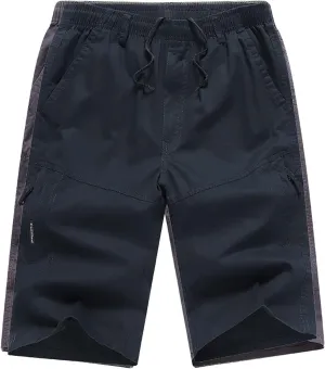 Men's Drawstring Walk Short Workout Running Shorts Quick Dry Lightweight Gym Shorts Elastic Waisted Shorts