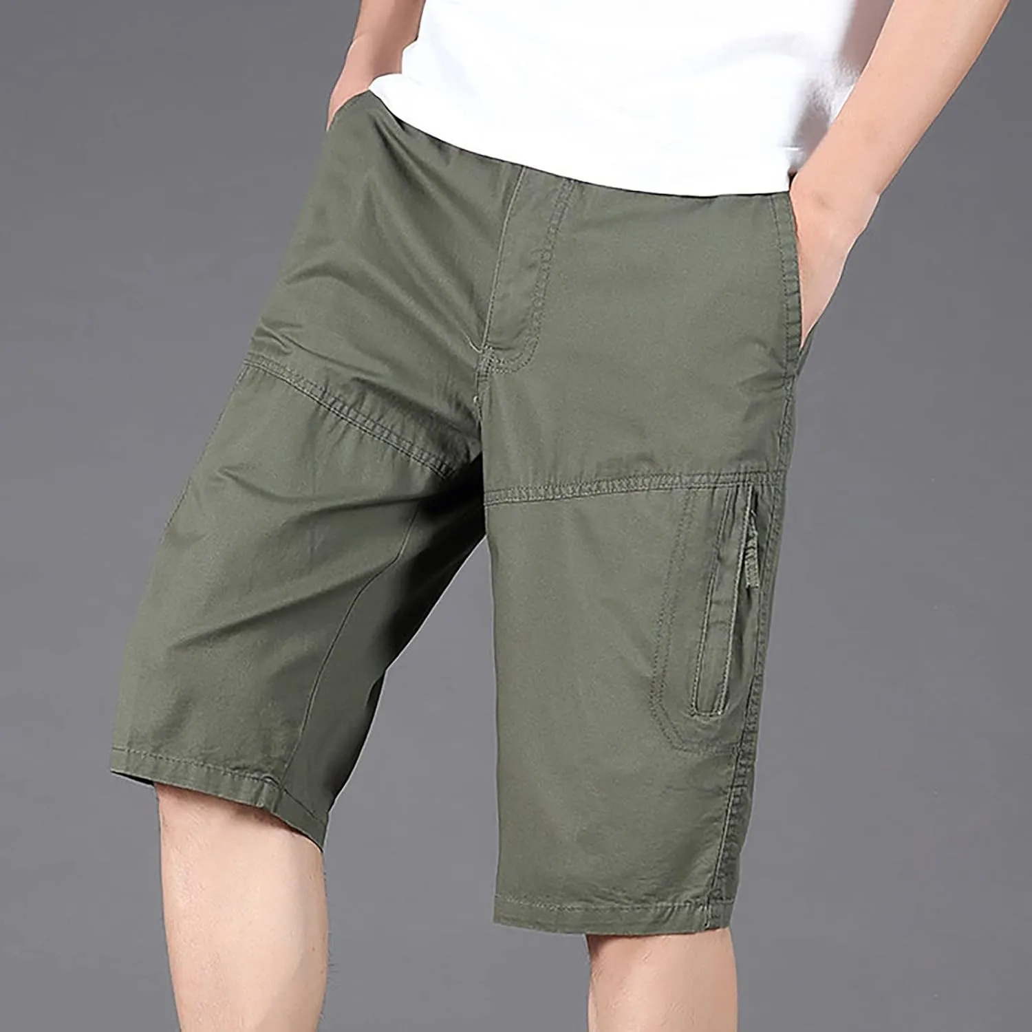 Men's Drawstring Walk Short Workout Running Shorts Quick Dry Lightweight Gym Shorts Elastic Waisted Shorts