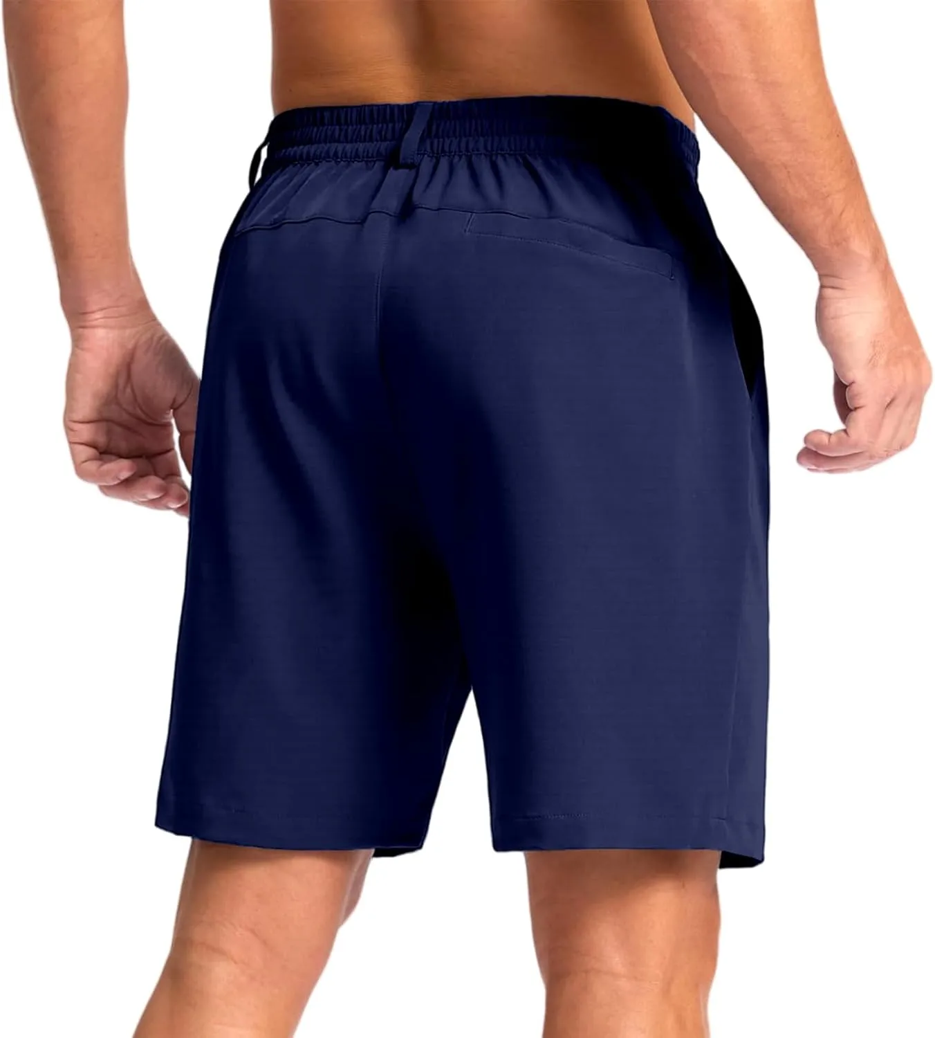 Men's Golf Shorts Casual Lightweight Stretch Quick Dry Comfy Shorts Regular Fit Button Zipper Flat Front Short Pants