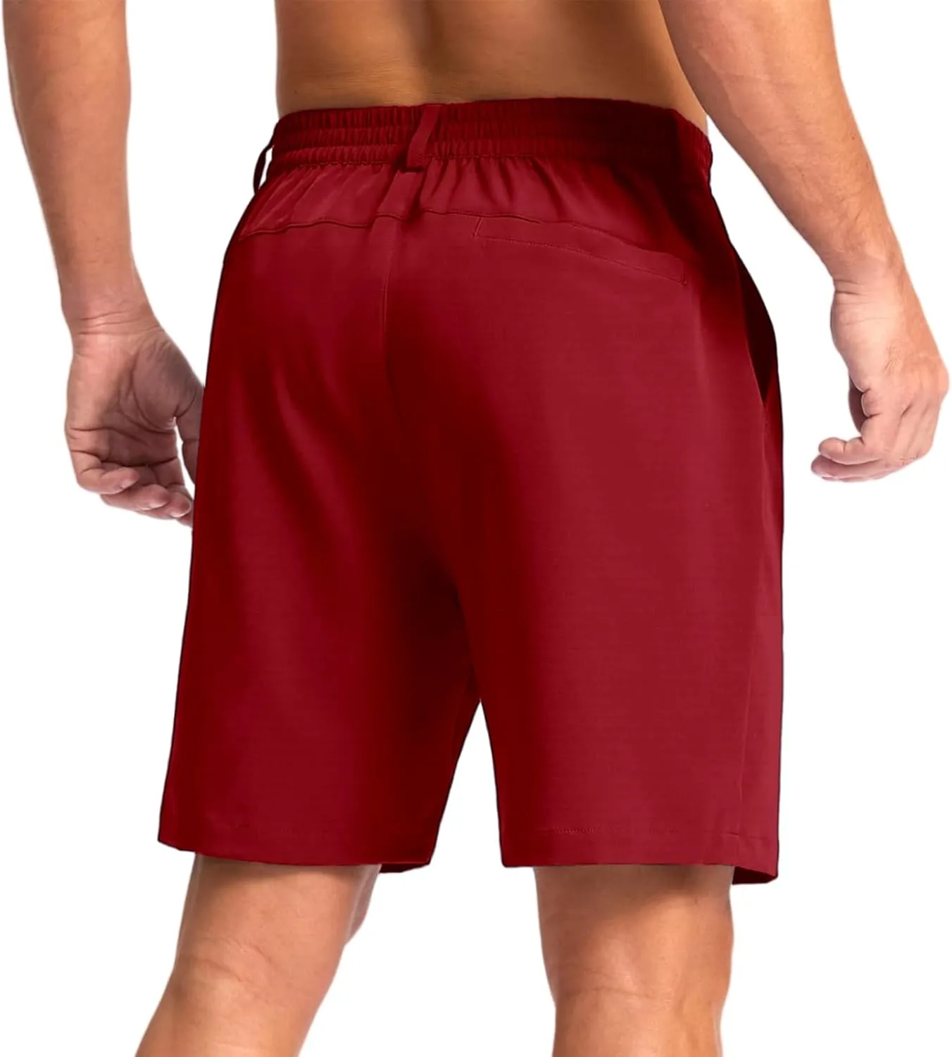 Men's Golf Shorts Lightweight Stretch Casual Hiking Shorts Quick Dry Fit Comfy Work Short Breathable Flat Front Pants