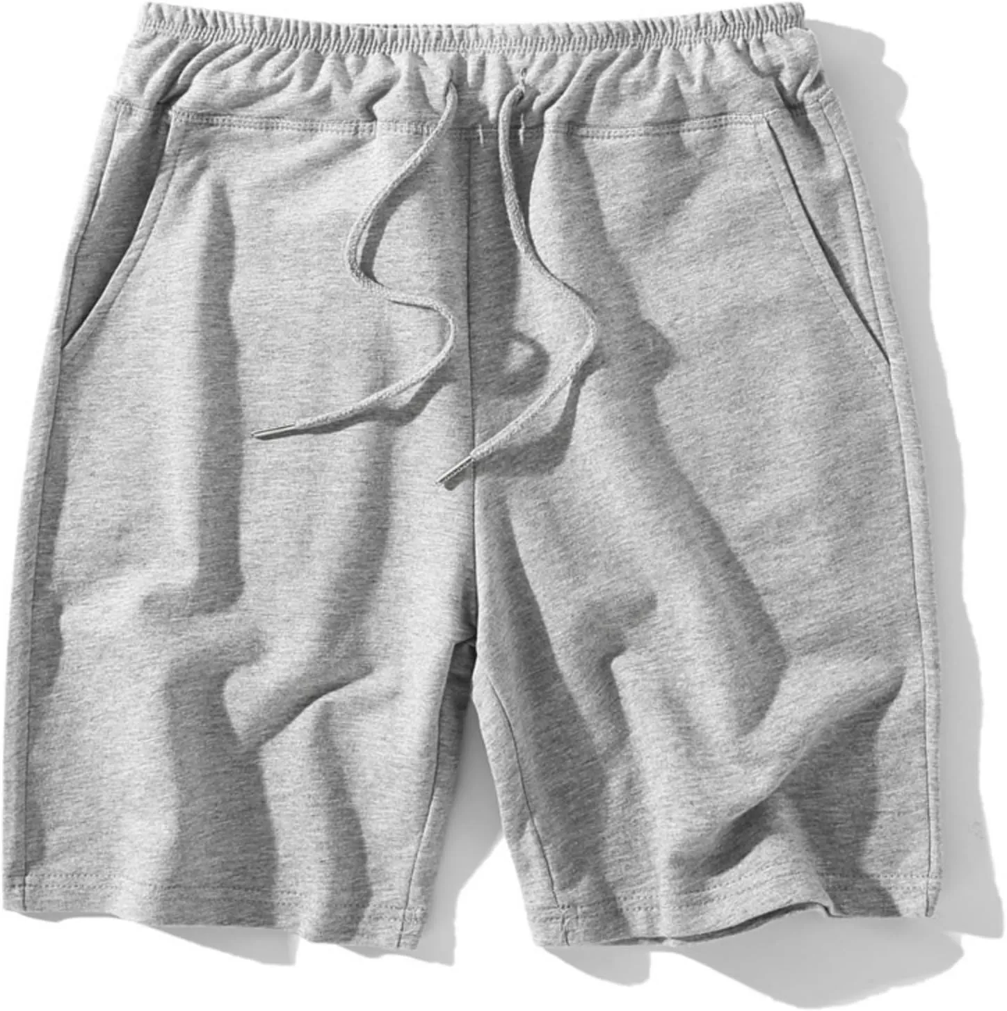 Men's Gym Workout Shorts Elastic Waist Quick Dry Athletic Short Pants Lightweight Running Basketball Shorts Pockets
