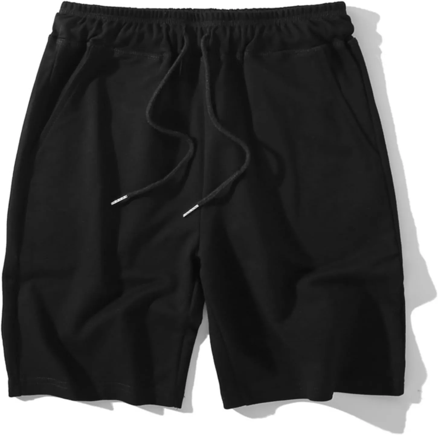 Men's Gym Workout Shorts Elastic Waist Quick Dry Athletic Short Pants Lightweight Running Basketball Shorts Pockets