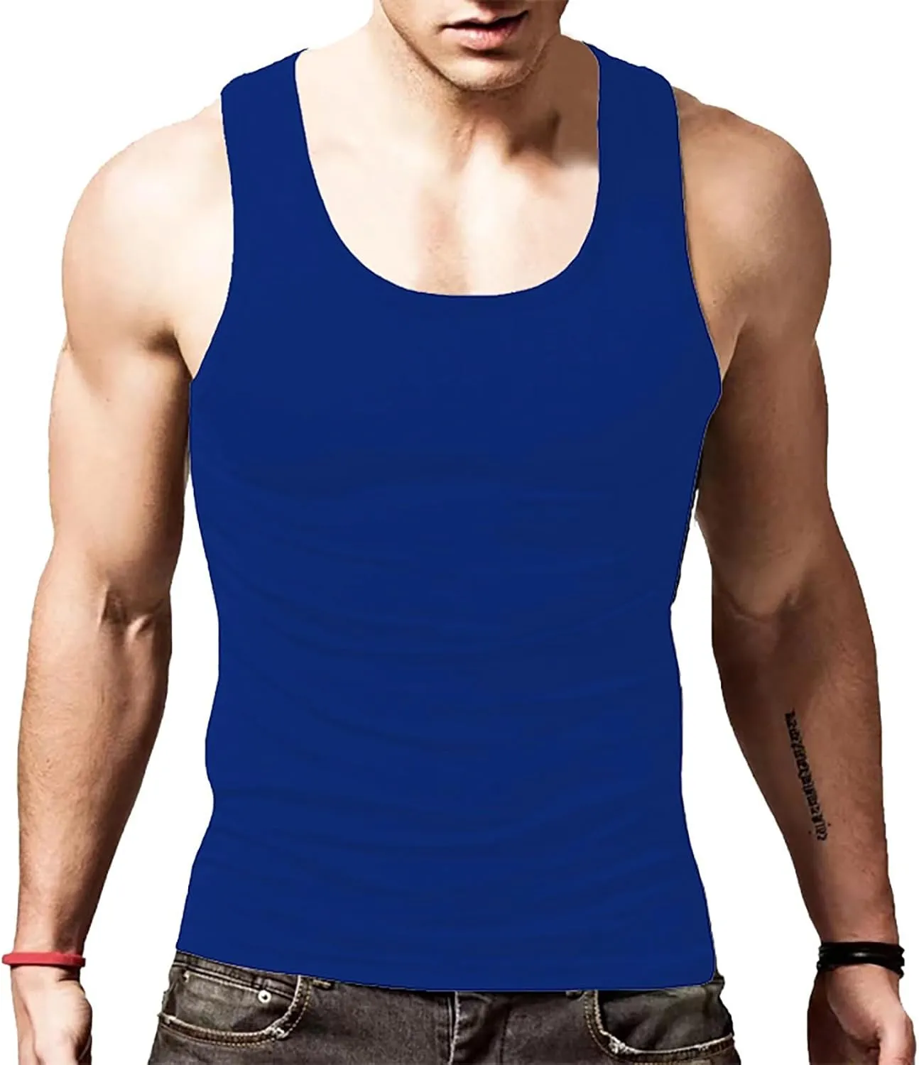 Mens Knit Sleeveless Tank Tops Shirt Cardigan Sleeveless Shirt Men'S Sports Tops Bodybuilding Fitness Sleeveless