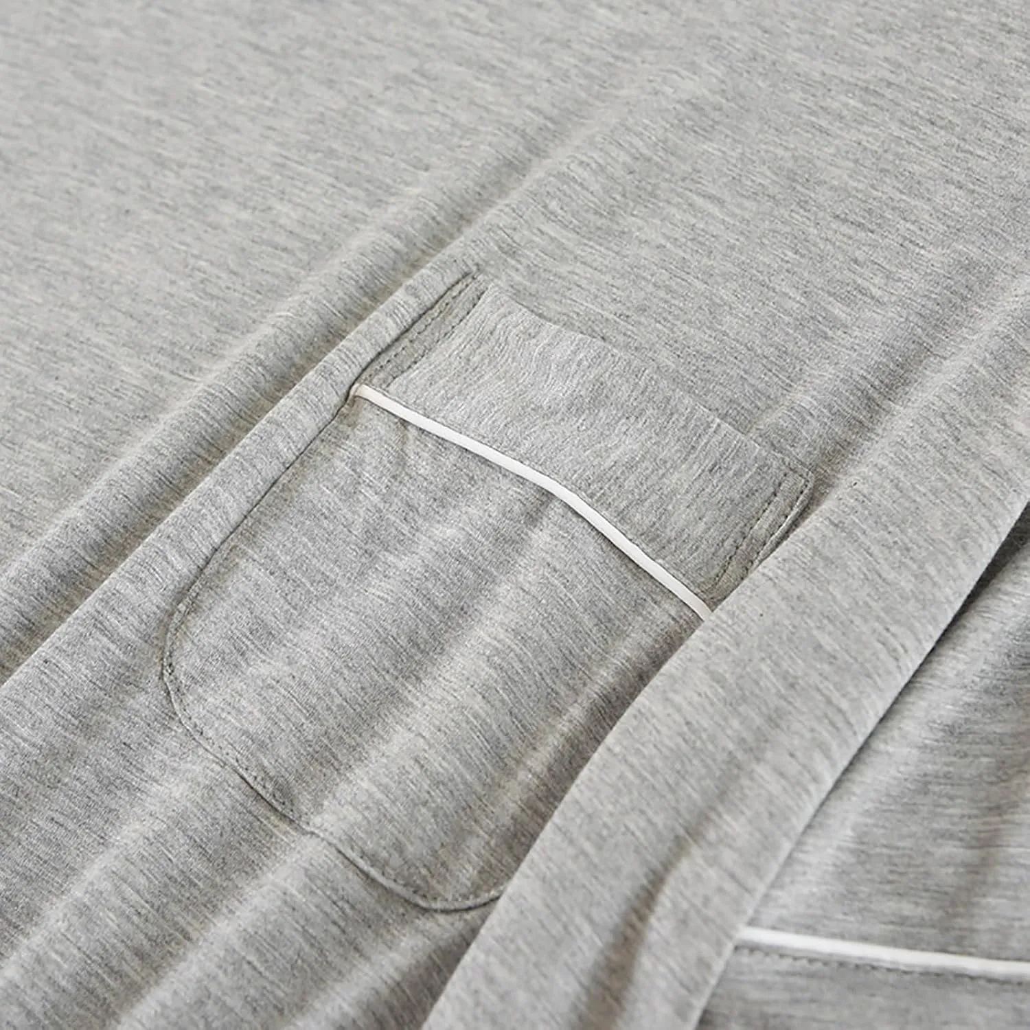 Mens Mordal Sleep T-Shirt V-Neck Pajamas Casual Loose Fit Undershirts Base Layer Tops Short Sleeve Loungewear