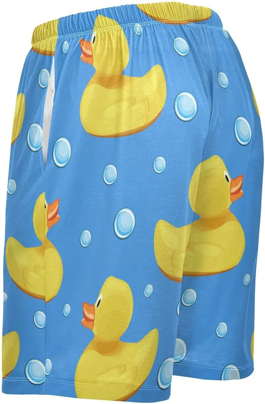 Mens Pajama Pants lounge shorts with Pockets Pajama Shorts for Men sleepwear pj shorts for Men