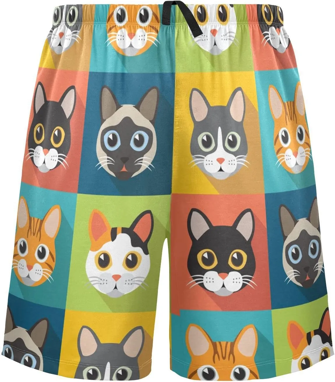 Mens Pajama Pants lounge shorts with Pockets Pajama Shorts for Men sleepwear pj shorts for Men