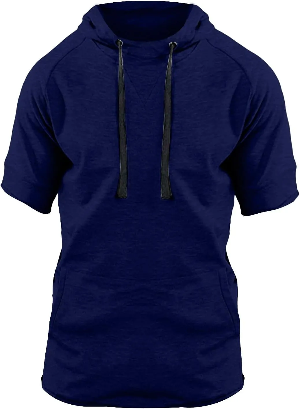 Men's Sleeveless Tank Tops with Hood Workout Gym Muscle Cut Off Shirts Bodybuilding Hoodies Pullover Cotton T Shirt