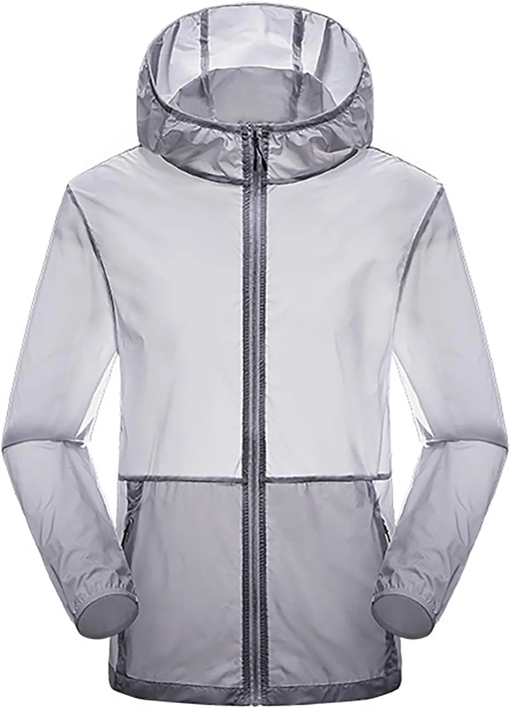Men's UPF 50  Sun Protection Jacket Cooling Hiking Performance Shirts Hooded Lightweight Long Sleeve Fishing Shirts