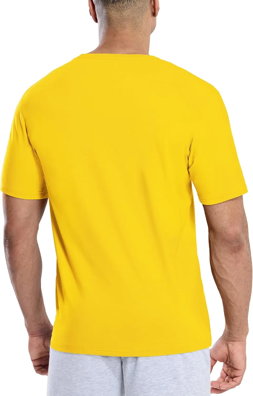 MIER Mens T Shirts Short Sleeve Crew Neck Cotton T-Shirts Casual Ultra Soft Tshirt Tops Classic Basic Tees, Breathable