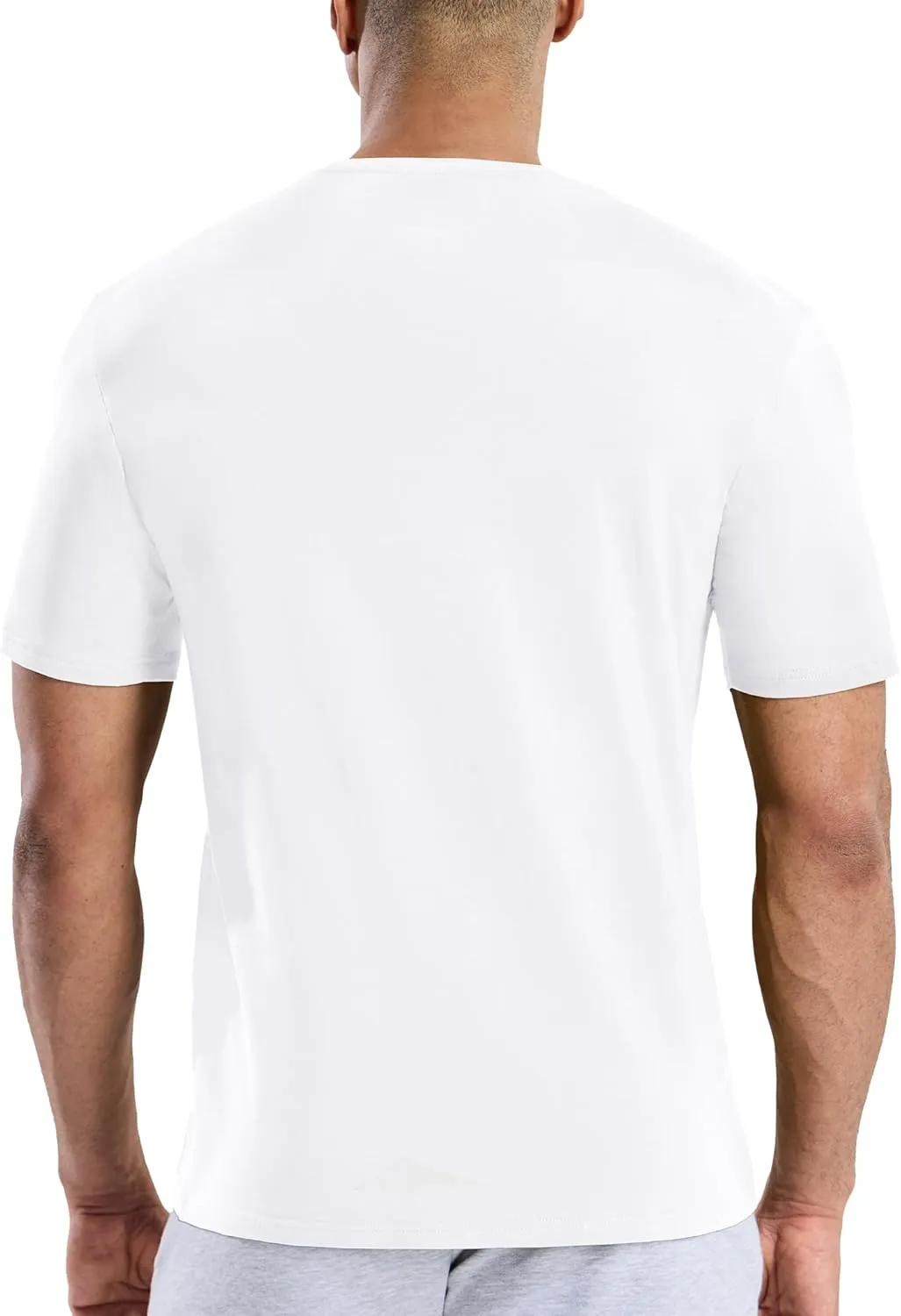MIER Mens T Shirts Short Sleeve Crew Neck Cotton T-Shirts Casual Ultra Soft Tshirt Tops Classic Basic Tees, Breathable