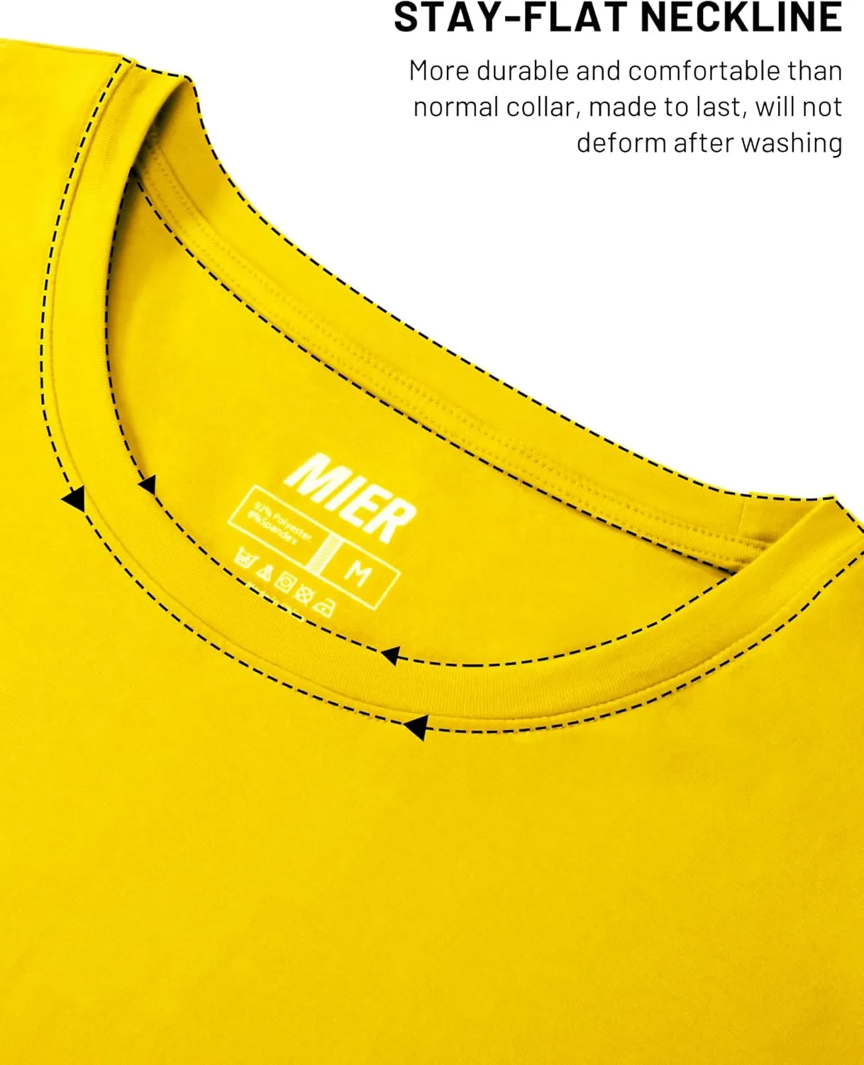 MIER Mens T Shirts Short Sleeve Crew Neck Cotton T-Shirts Casual Ultra Soft Tshirt Tops Classic Basic Tees, Breathable
