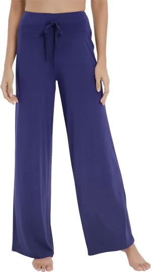 NACHILA Women's Pajama Bottoms,Viscose Made from Bamboo- Wide Leg Lounge Pants Cool Yoga Pants Soft Sweatpants