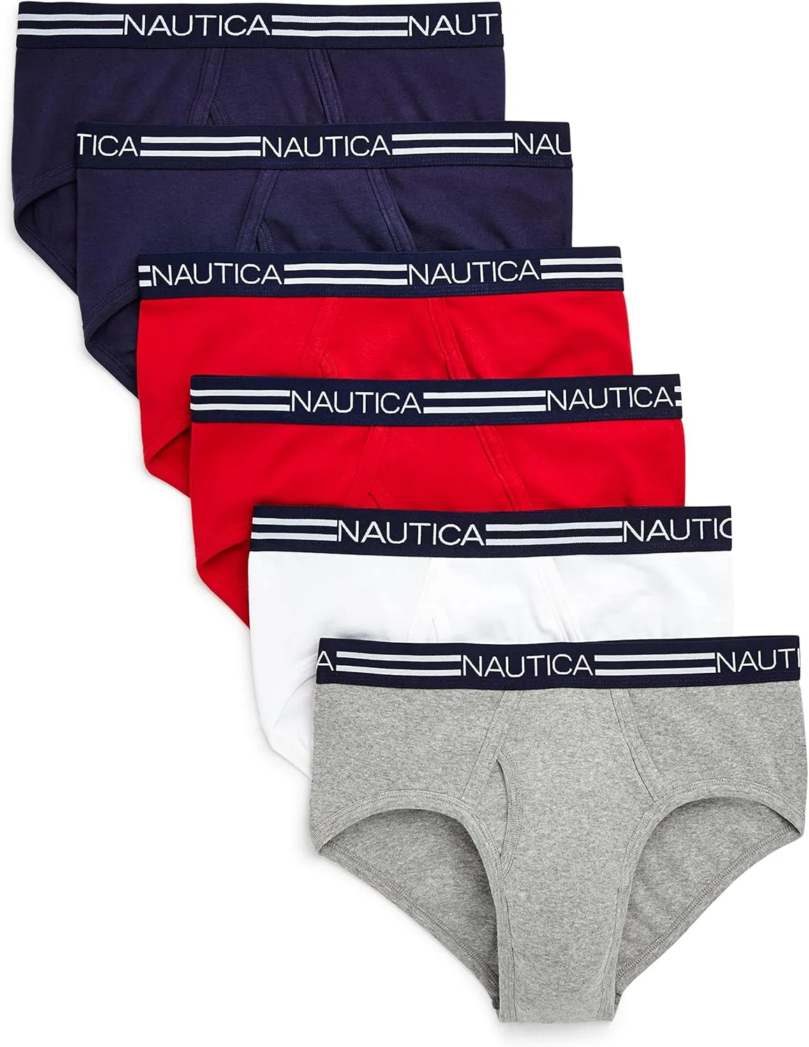 Nautica Men's Cotton Classic Multipack Briefs