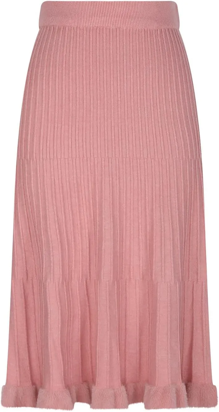 Pleated Midi Skirts for Women Aline Long High Elastic Waisted Summer Cocktail Party Swing Flowy Chiffon Swing Skirt