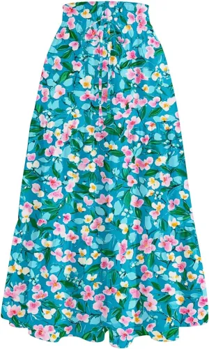 Pleated Tennis Skirt for Women High Waist A-Line Flowy Summer Skirt Trendy