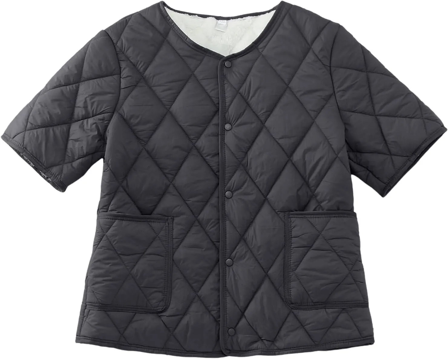 Quilted Jackets for Women Lightweight Short Sleeve Petite Puffer Down Jacket Parkas Button Fleece Sherpa Winter Coat