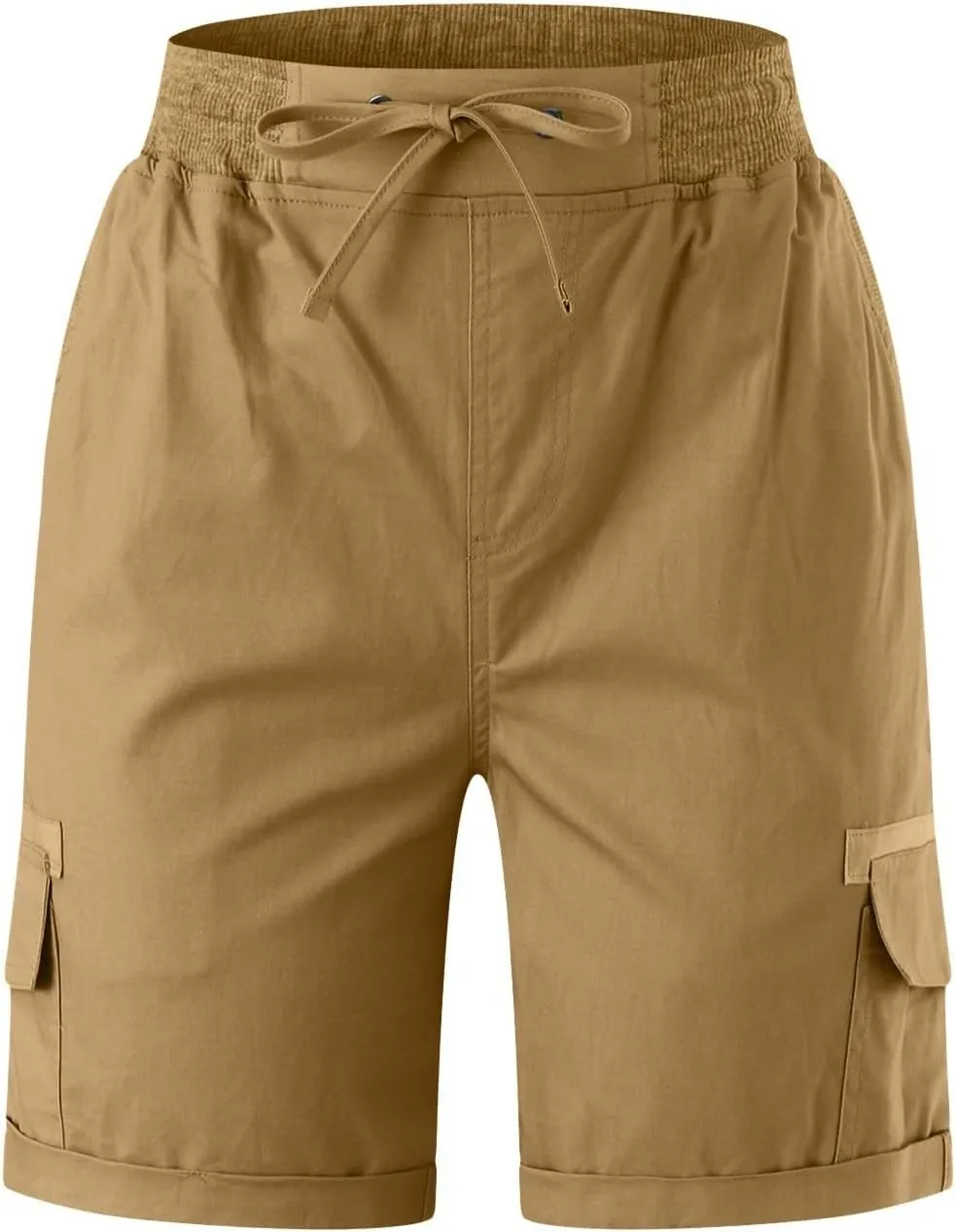 Rvidbe Cargo Shorts Women Baggy Casual Dressy High Waist 6 Pockets Cargo Shorts 2024 Spring Hiking Outdoor Lounge Shorts
