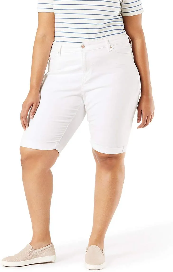 Signature by Levi Strauss & Co Women's Mid-Rise Skinny Shorts