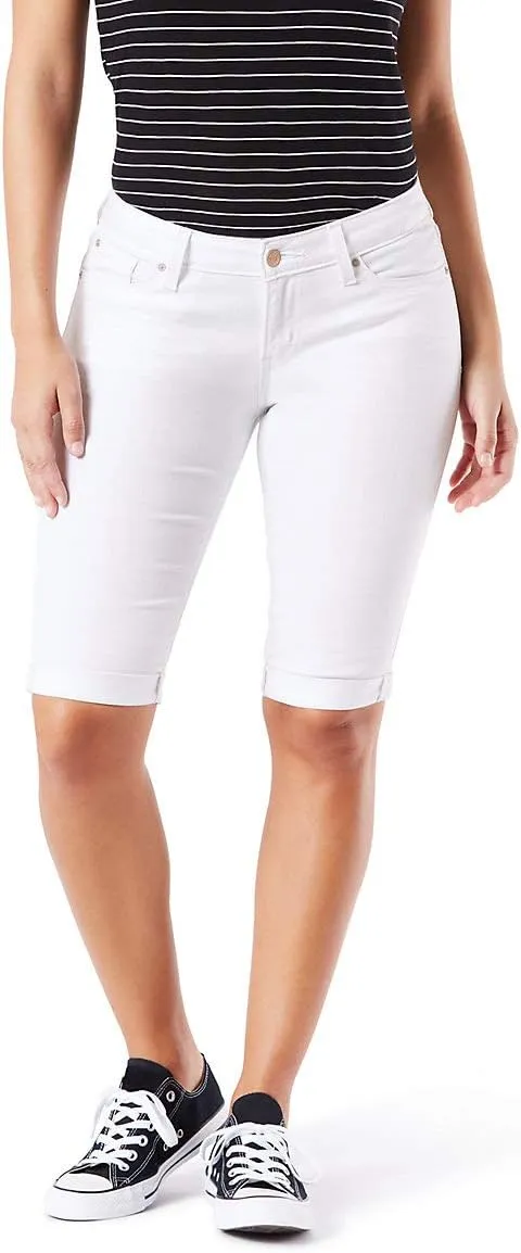 Signature by Levi Strauss & Co Women's Mid-Rise Skinny Shorts