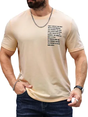 SOLY HUX Men's Graphic Tees Vintage T-Shirts Curved Hem Short Sleeve Crewneck Casual Trendy T Shirts