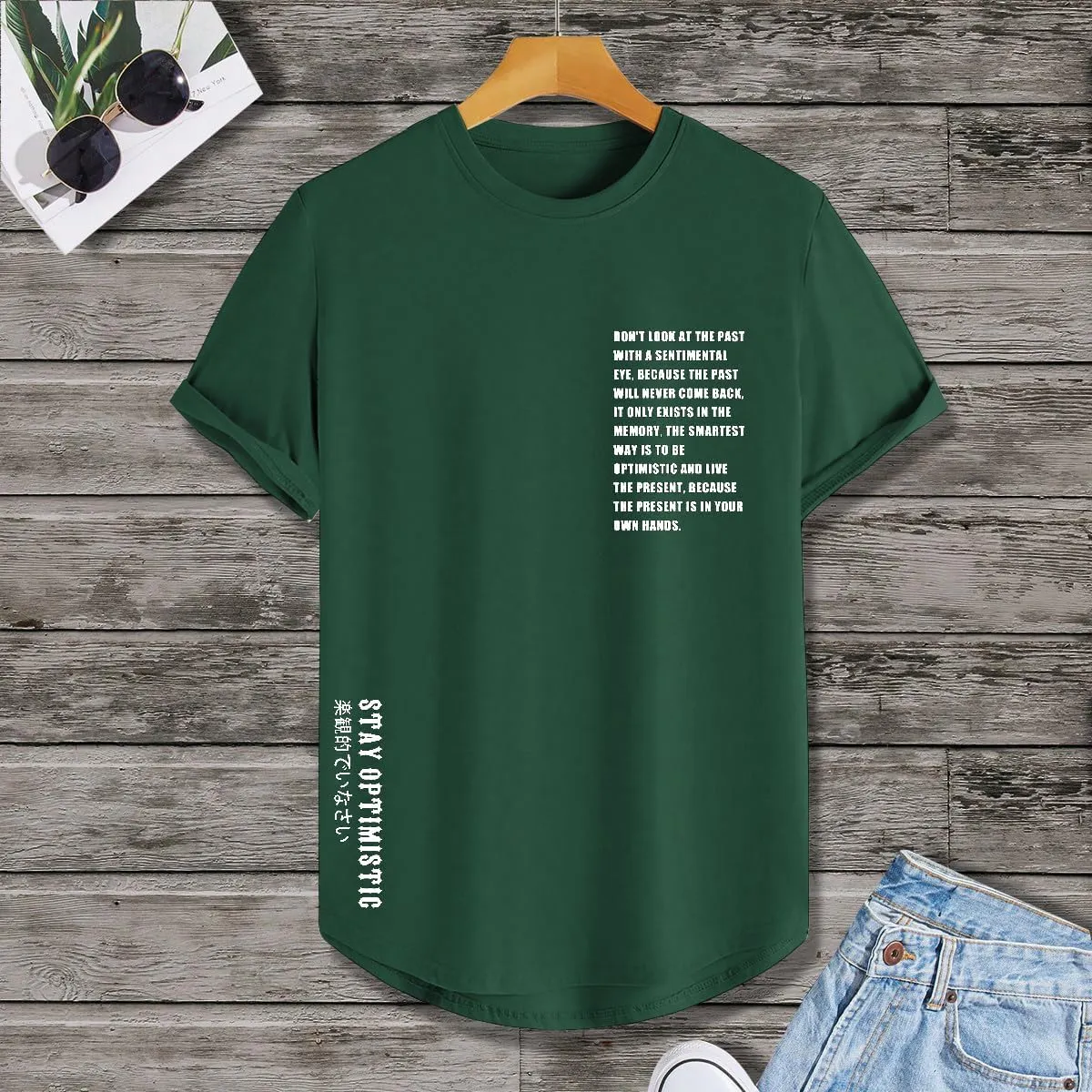 SOLY HUX Men's Graphic Tees Vintage T-Shirts Curved Hem Short Sleeve Crewneck Casual Trendy T Shirts