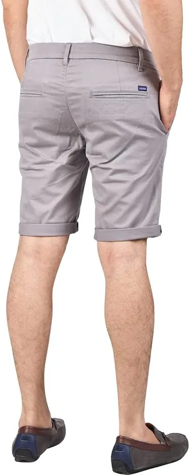 Soroor Slim Fit Chino Mens Shorts, Stylish Men's Shorts with Premium Stretch Cotton, Versatile Smart Casual Men Chino