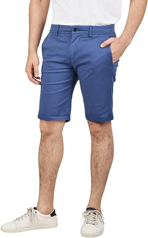 Soroor Slim Fit Chino Mens Shorts, Stylish Men's Shorts with Premium Stretch Cotton, Versatile Smart Casual Men Chino