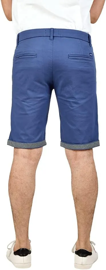 Soroor Slim Fit Chino Mens Shorts, Stylish Men's Shorts with Premium Stretch Cotton, Versatile Smart Casual Men Chino