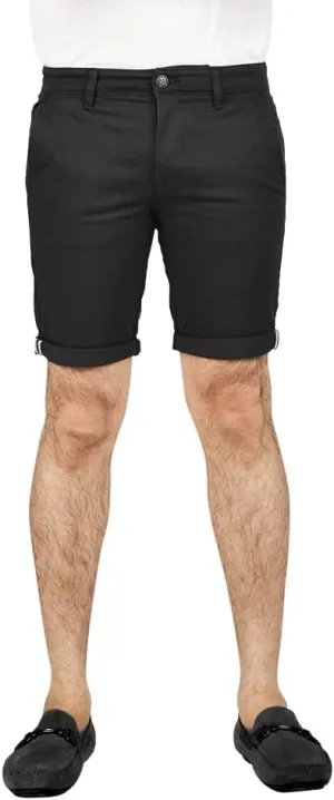 Soroor Slim Fit Chino Mens Shorts, Stylish Men's Shorts with Premium Stretch Cotton, Versatile Smart Casual Men Chino