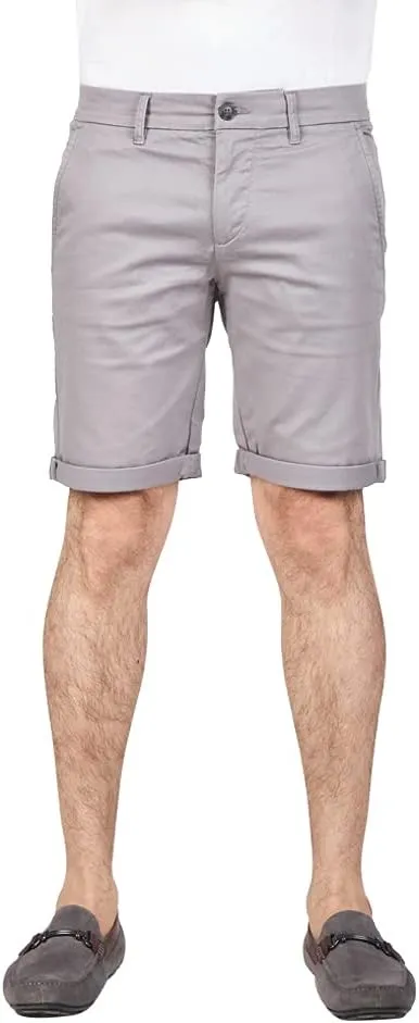 Soroor Slim Fit Chino Mens Shorts, Stylish Men's Shorts with Premium Stretch Cotton, Versatile Smart Casual Men Chino