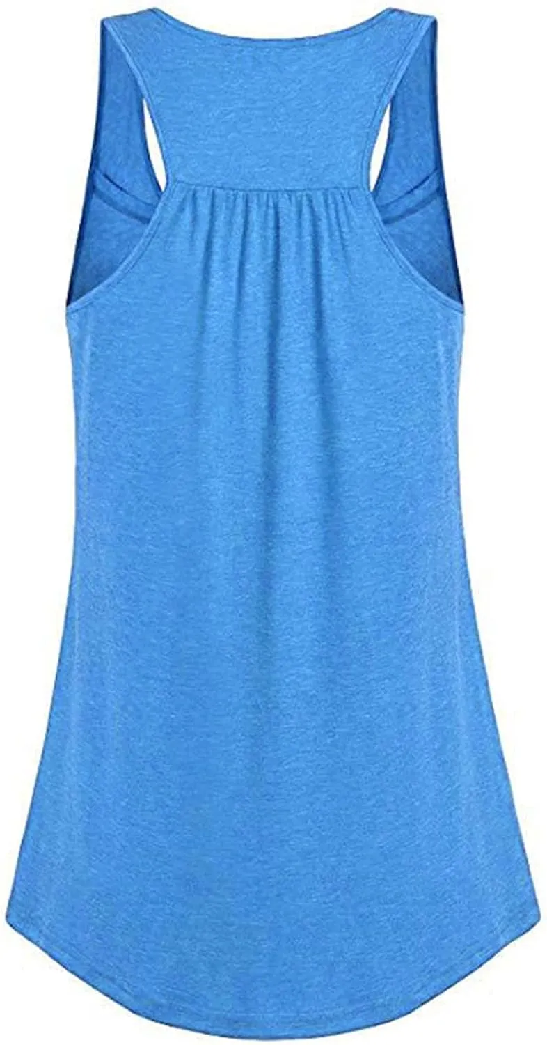 TANGNADE Women's Maternity Nursing Tank Tops Sleeveless Scoop Neck Breastfeeding Shirt Pregnancy Home Clothes