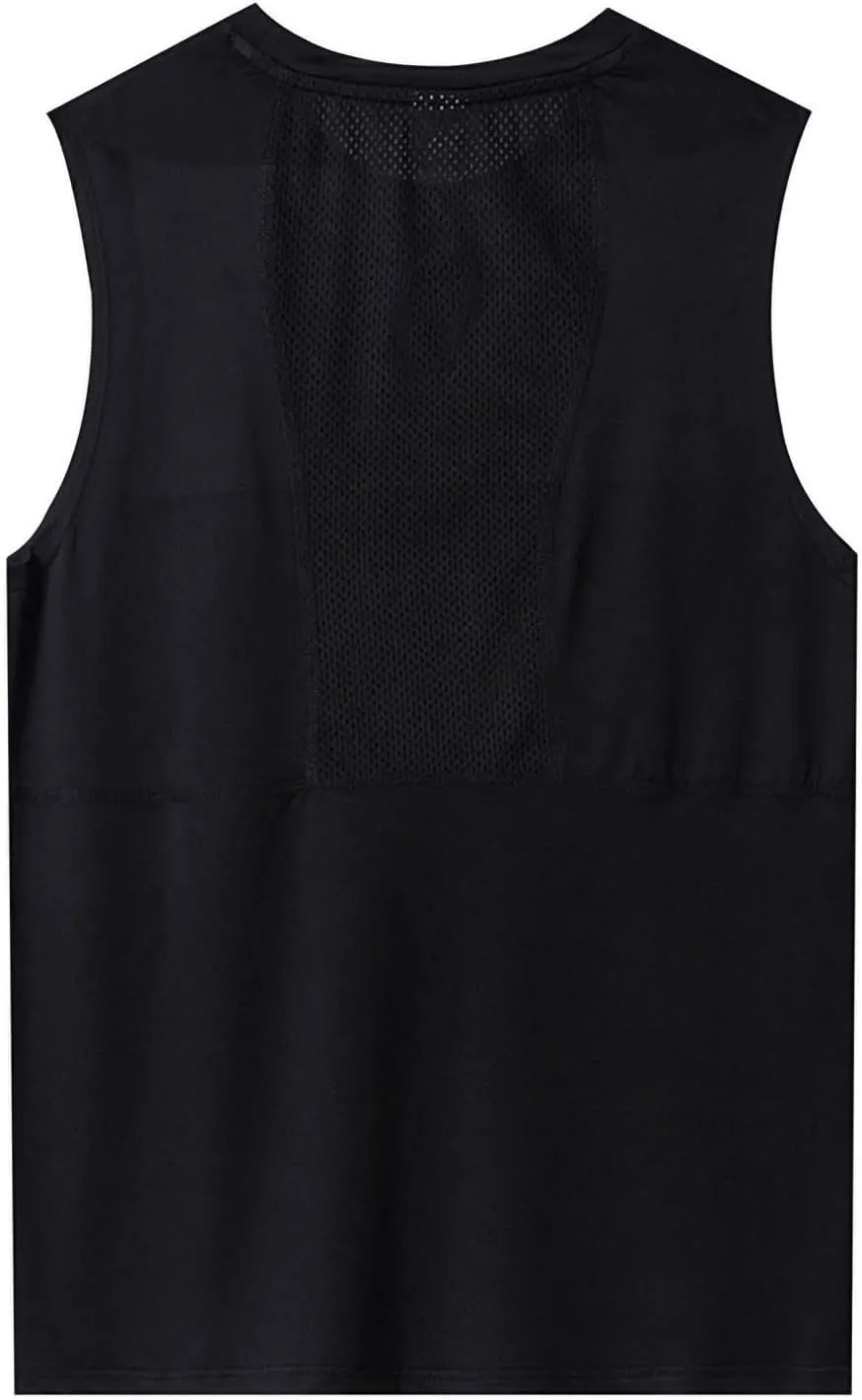 Tank Tops for Men Summer Casual Loose Fit Comfy Mesh Muscle T Shirts Sleeveless Gym Workout Quick Dry Athletic Top