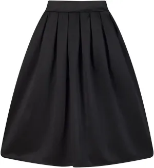 Taydey A-Line Pleated Vintage Skirts for Women