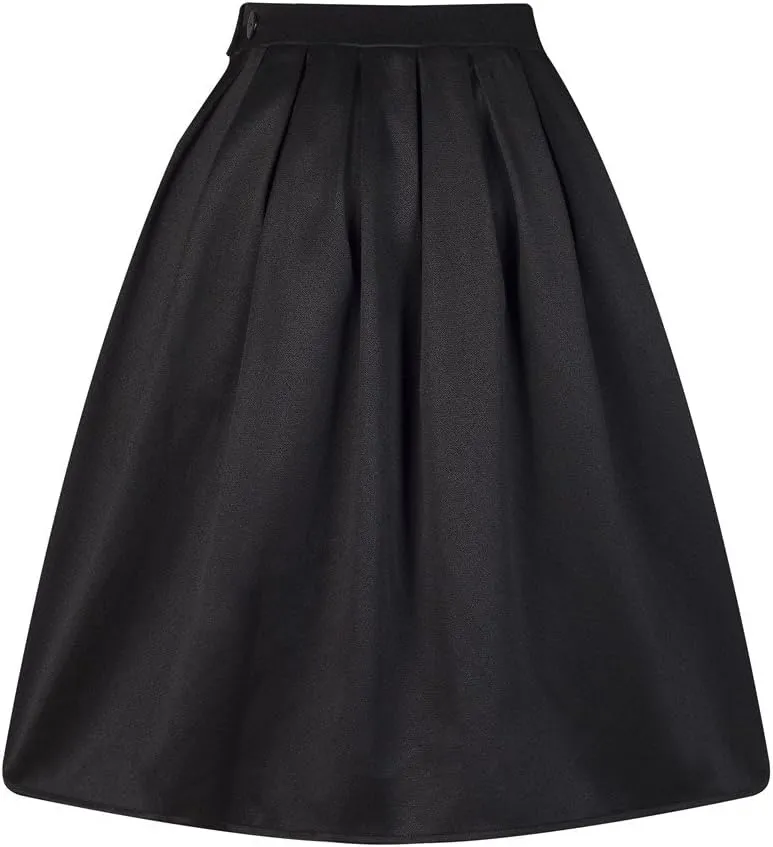 Taydey A-Line Pleated Vintage Skirts for Women