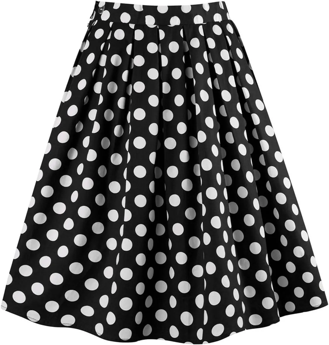 Taydey A-Line Pleated Vintage Skirts for Women