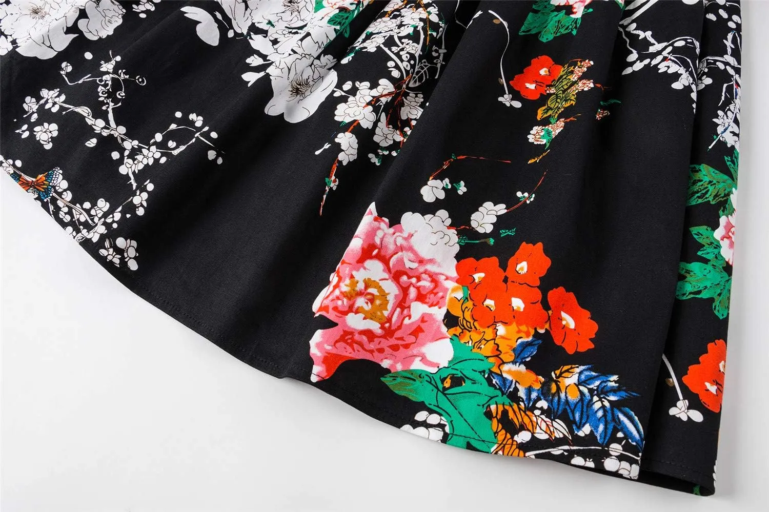 Taydey A-Line Pleated Vintage Skirts for Women