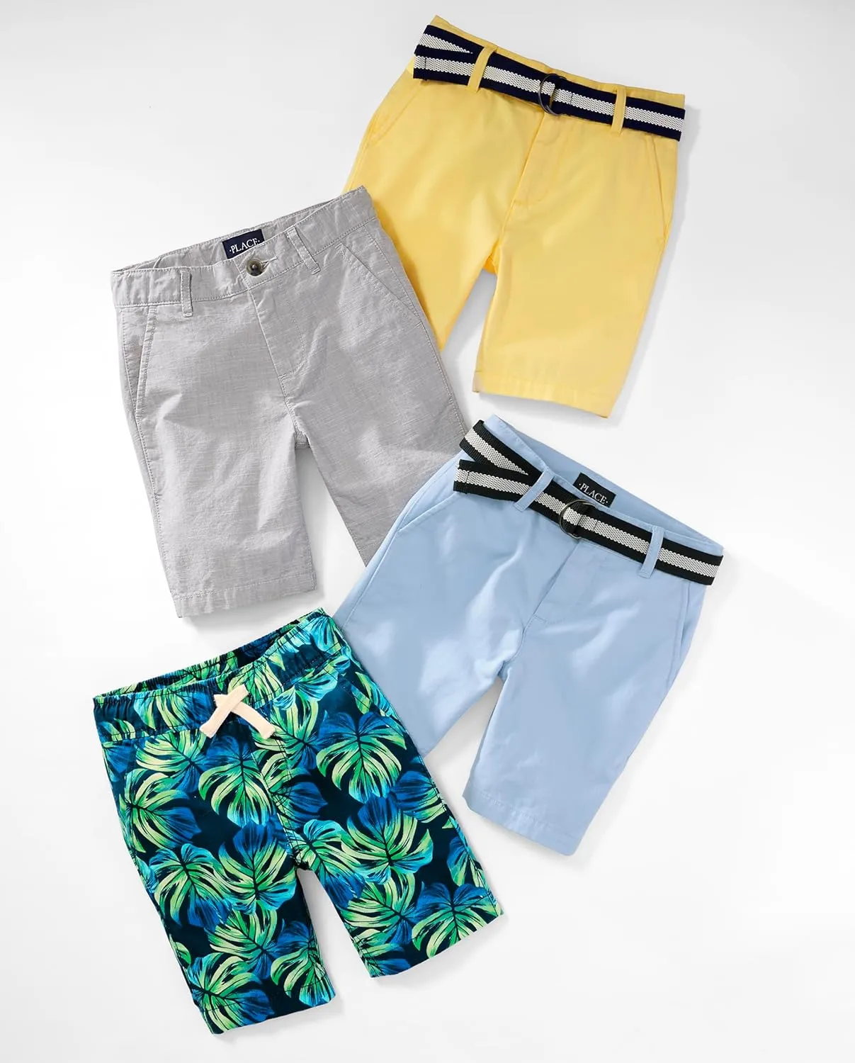 The Children's Place Boys' Belted Chino Shorts