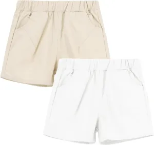 Toddler Boys Chino Shorts - Summer Cloths Twill Shorts for Kids