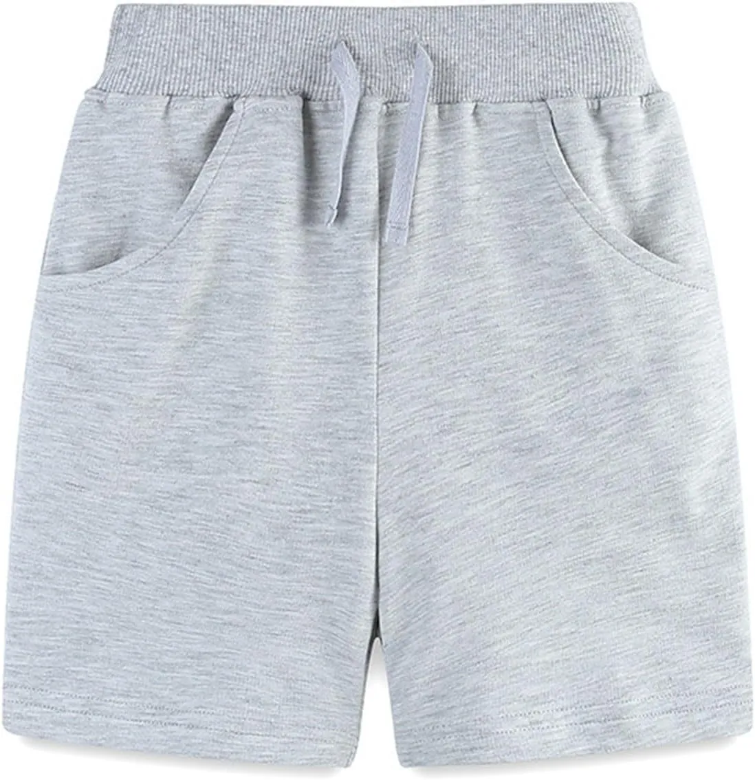 Toddler Boys Girls Basketball Shorts Solid Cotton Athletic Running Shorts Quick Dry Pull on Jogger Pants Summer Clothes