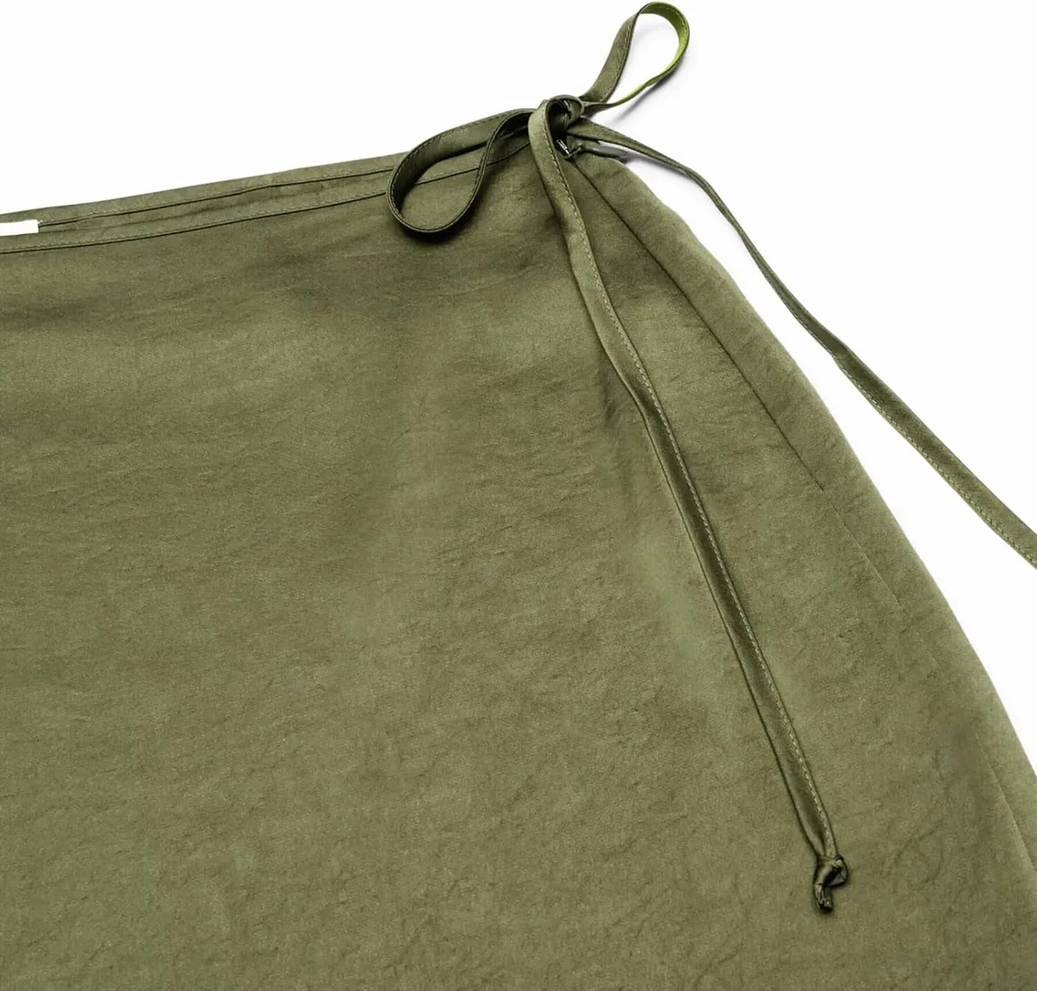 Women Satin Skirt High Waist Slit Zipper Straight Solid Color Temperament Long Skirt Pleated Tennis Skirts for
