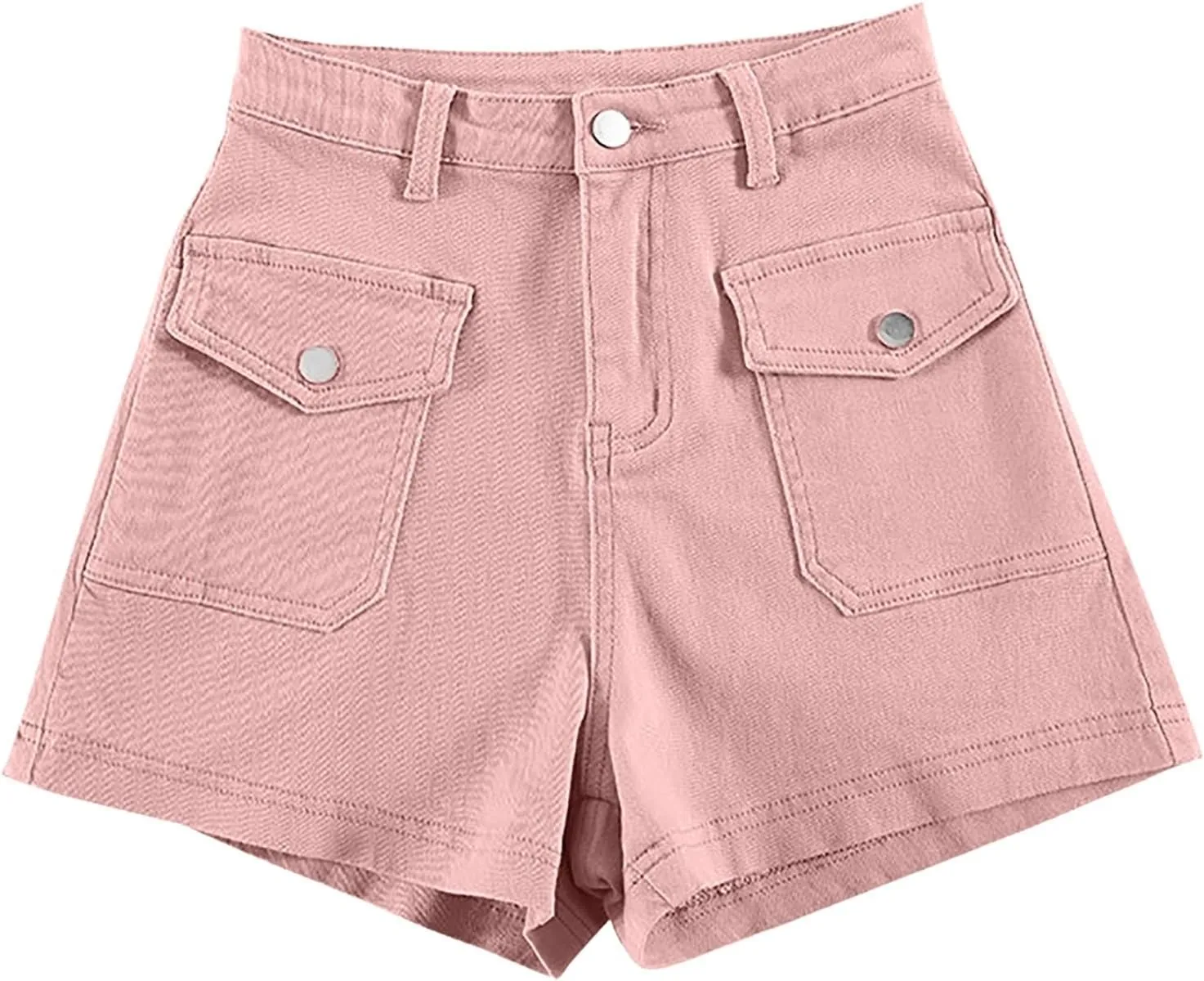 Women's Casual Denim Shorts Mid Waisted Denim Shorts High Jean Shorts