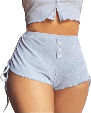 Womens Cotton Pajama Shorts Sexy Cute High Waisted Booty Shorts Comfy Elastic Waist Workout Yoga Dolphin Shorts