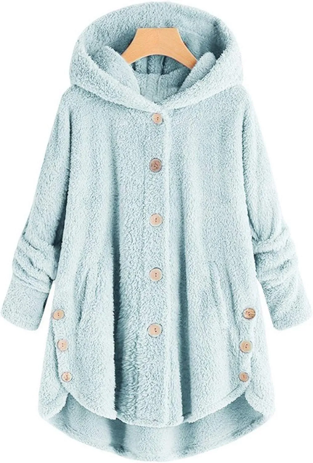 Women's Fleece Lined Jacket with Hood Zip Up Plus Size Sherpa Warm Heavyweight Hoodies Winter Thermal Christmas Sweatshirt