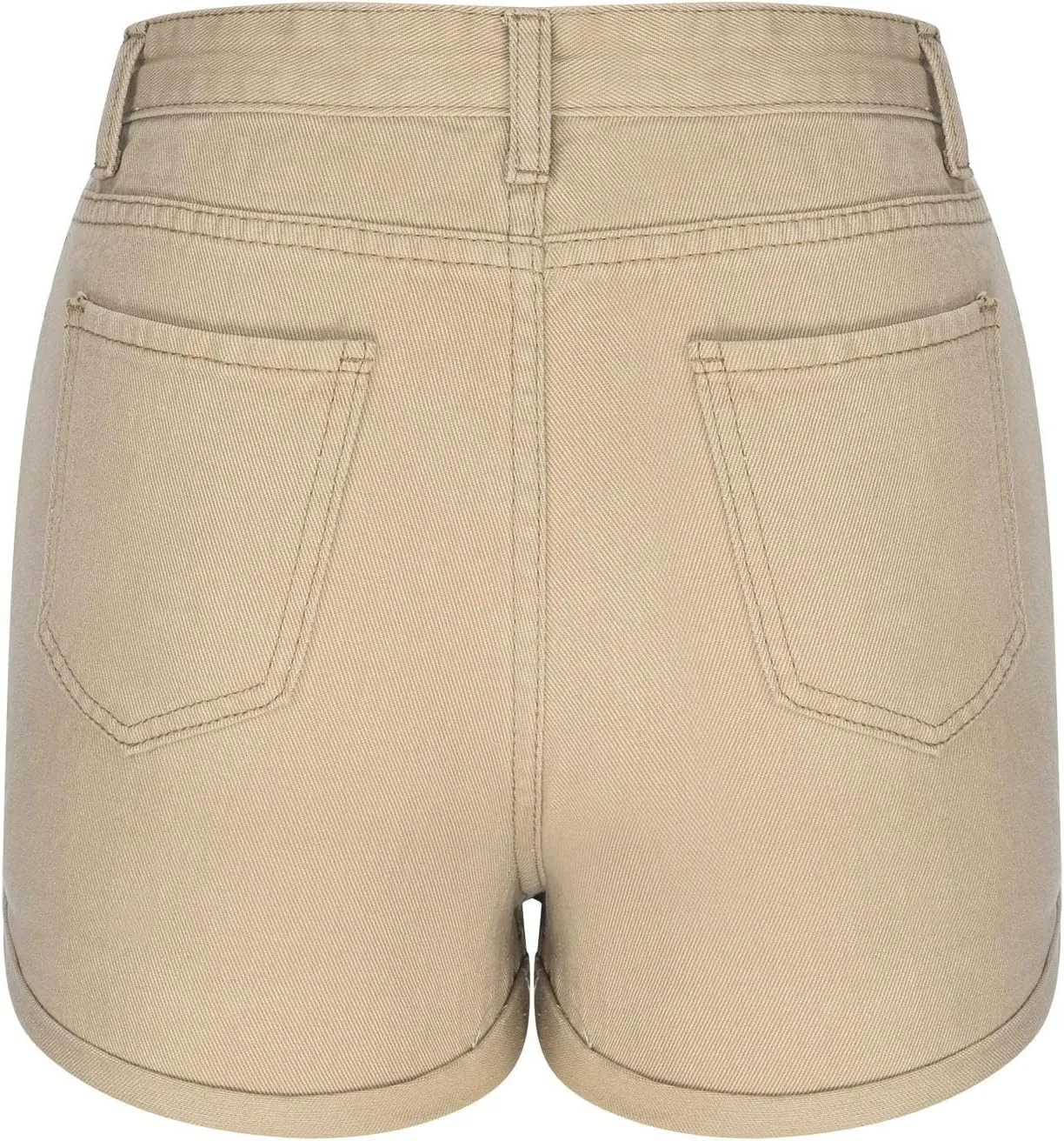 Womens Mid Rise Denim Shorts Summer Rolled Up Hem Jean Shorts Stretchy Ripped Frayed Shorts Fashion Summer Shorts