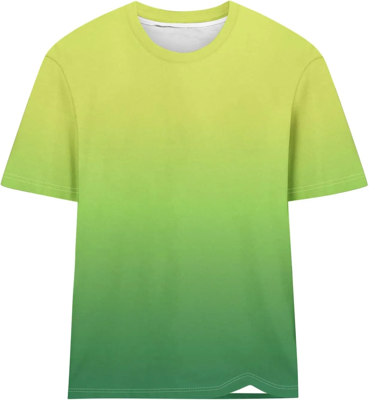 Womens Ombre Color Summer Tops Short Sleeve Tee Shirts Dressy Causal Cute Tshirts Trendy Vacation Clothes