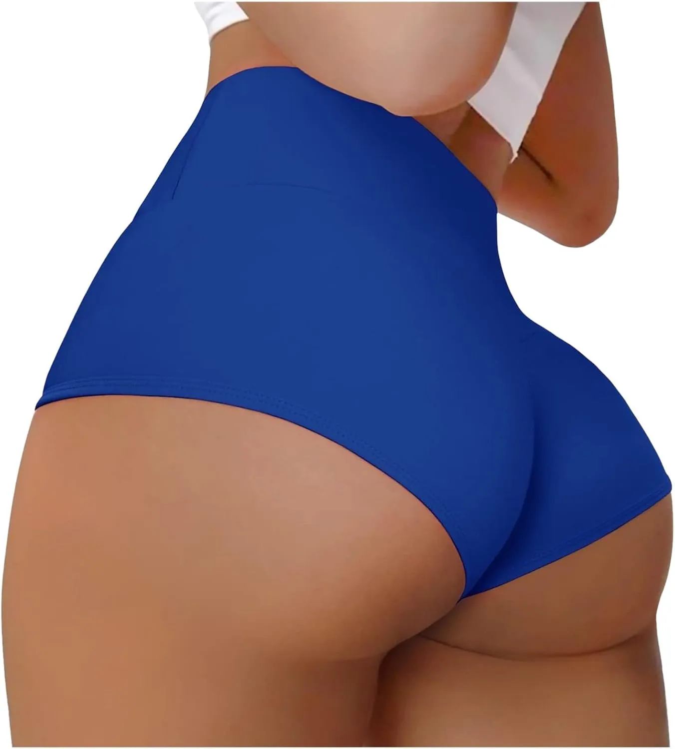 Womens Sports Shorts Athletic Gym Workout Fitness Leggings Briefs High Waist Scrunch Butt Compression Yoga Tights