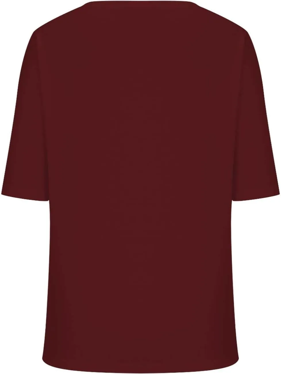 Women's V Neck T Shirts Half Sleeve Tops Casual Solid Summer Tees 2025 Spring Soft Comfy Cute Clothes T-Shirts