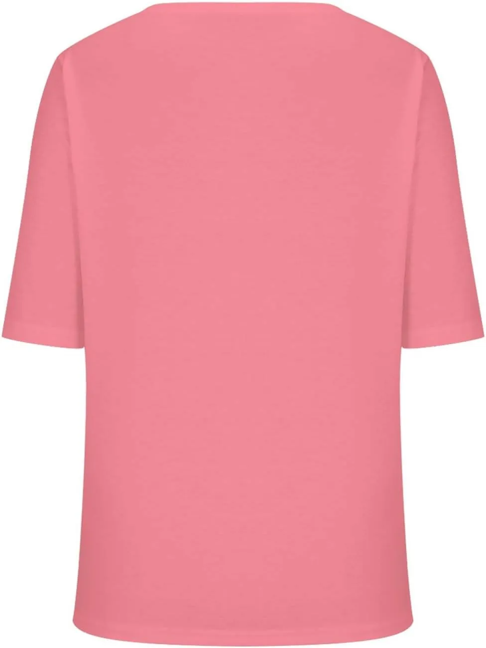 Women's V Neck T Shirts Half Sleeve Tops Casual Solid Summer Tees 2025 Spring Soft Comfy Cute Clothes T-Shirts