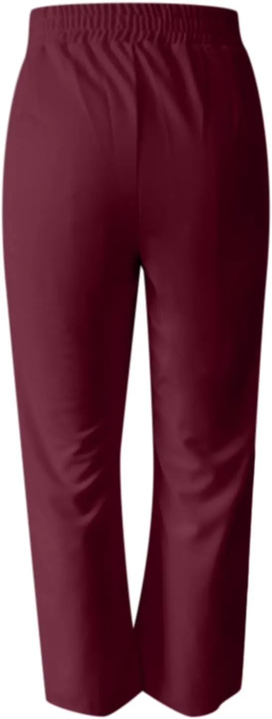 Womens Wide Straight Leg Pants Stretch Loose Comfy Trousers Running Hiking Casual Workout Bell Bottom Leggings with Pockets