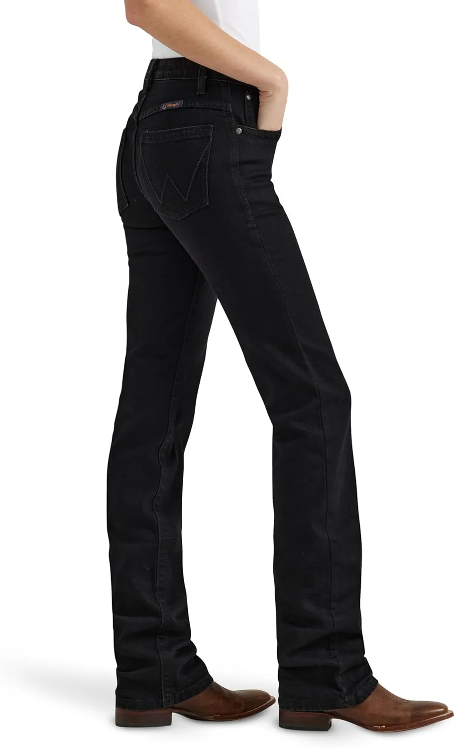 Wrangler Women's Willow Mid Rise Boot Cut Ultimate Riding Jeans